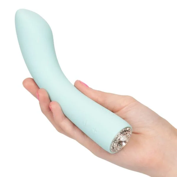 Pave Vivian Curved Green Vibrator