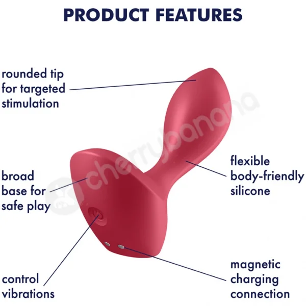 Satisfyer Backdoor Lover Red Anal Vibrator