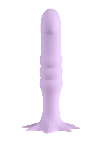 Colours Dual Density 8 Inch Silicone Suction Cup Dildo - Chocolate