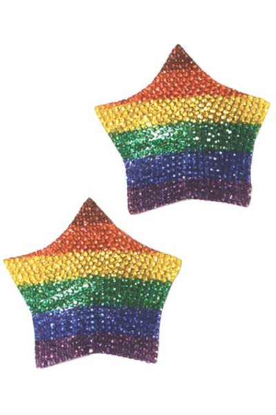 Coquette Pride Rainbow Sequin Pasties