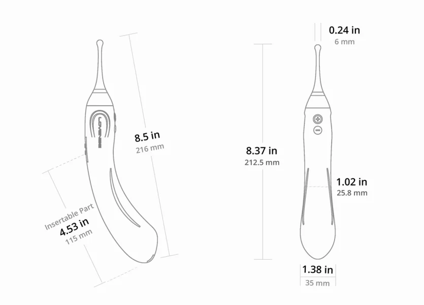 Lovense Hyphy Dual-end Clitoral And G-spot Stimulator