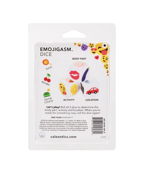 Emojigasm dice