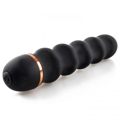 Bondara Black Silicone 20 Function Wave Vibrator