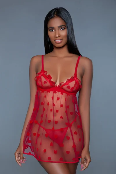 Valentina Slip - Large - Red