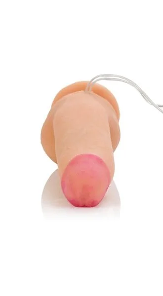 Max Vibrating C*ck & Balls 6.75in W/suction Cup