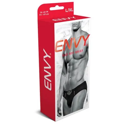 Envy Bad Boy Brief Black L xl Bx