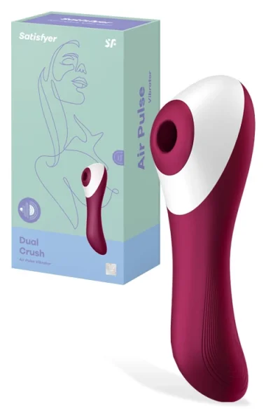 Satisfyer Dual Crush Air Pulse Clitoral & G-Spot Vibrator