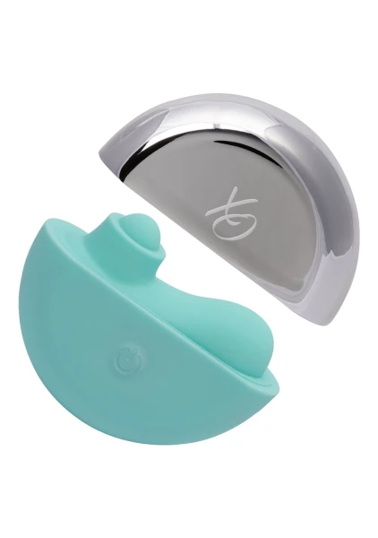 Ovation Acclaim Rechargeable Silicone Waterproof Thumping Clitoral Vibrator By CalExotics - Blue