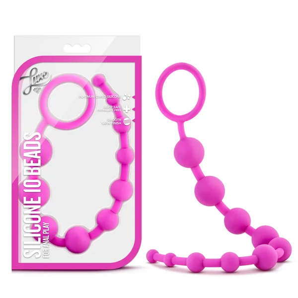 Luxe Silicone 10 Beads - Fuchsia — image 9 of 10