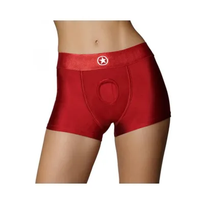 Strap on Dildos Harnesses Ouch Vibrating Strap on Boxer Red Xs s