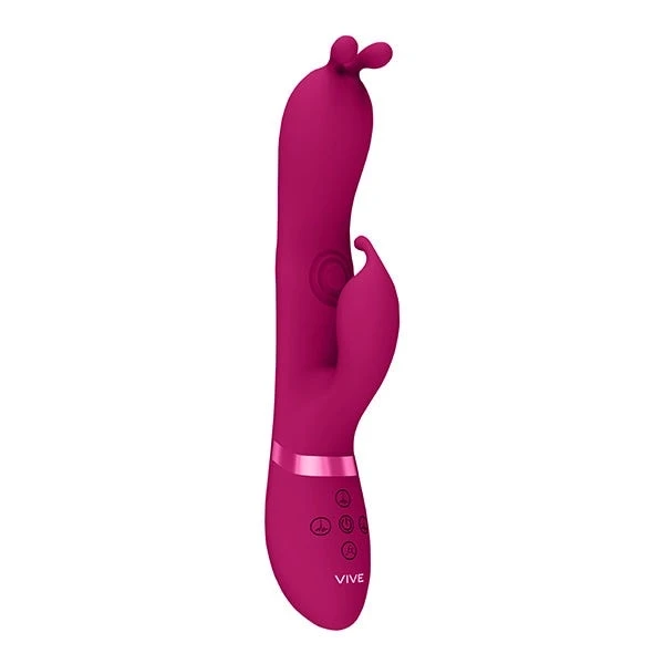 Vive Gada Triple Action Vibrating Bunny Ear G-Spot Pulse Wave Rabbit Vibrator