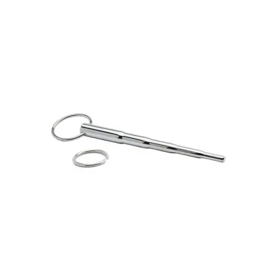 Kink Range Stainless Steel Tapered Penis Plug 5 5 Inch Silver