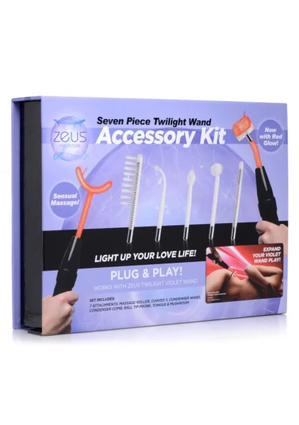 Zeus Electrosex 7 Piece Twilight Wand Accessory Kit — image 5 of 5