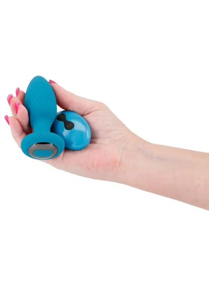 Inya Alpine Rechargeable Silicone Anal Plug With Remote - Purple