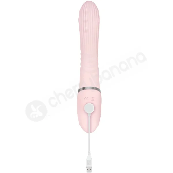 Adam & Eve Eve's Thrusting Rabbit Vibrator With Orgasmic Beads
