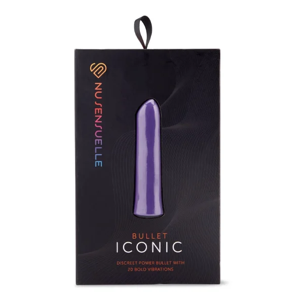 Iconic 20 Function Rechargeable Silicone Waterproof Bullet Vibrator By Nu Sensuelle - Deep Pink
