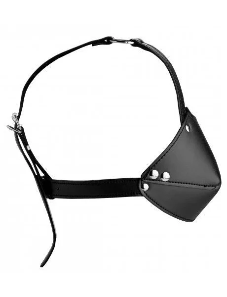 Strict Mouth Harness with Ball Gag Black O/S