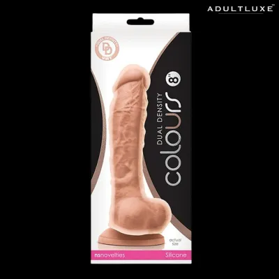 Colours Dual Density 8 Inch Silicone Dildo