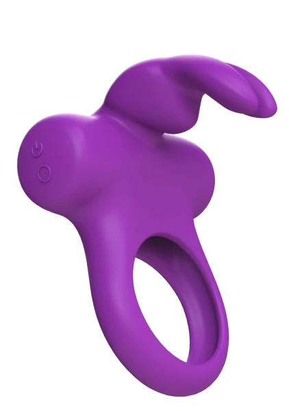 Ohhh Bunny Frisky Bunny Vibrating Cock Ring - Perfectly Purple