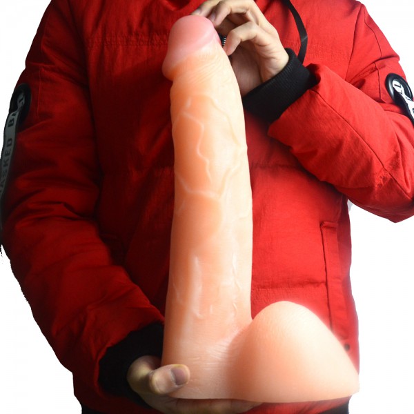 13'' Giant Thick Cock + Balls