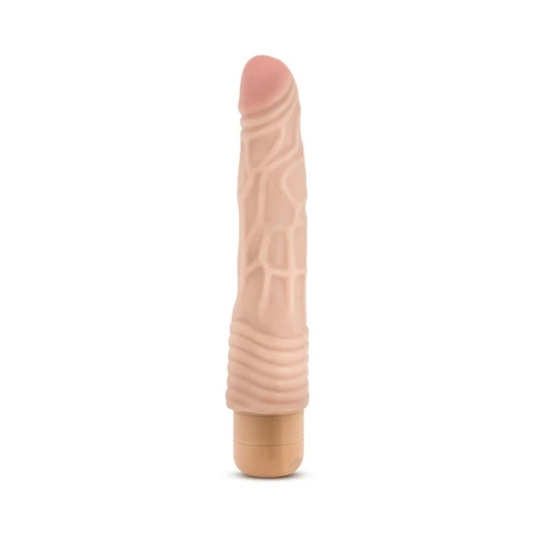 Dr Skin Cock Vibe #2 Beige Realistic Vibrating Dildo