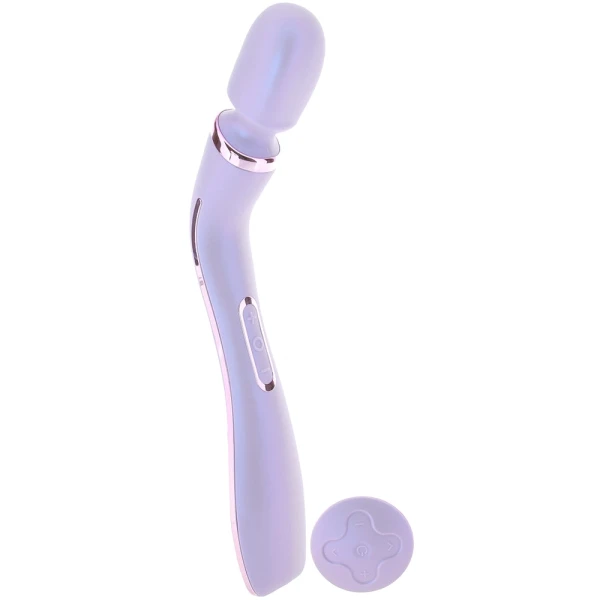 Wellness Eternal Wand Rechargeable Waterproof Silicone Vibrating Body Massager With Remote By Blush