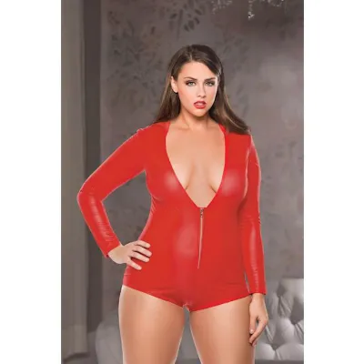 Allure Bodysuit Red Red Osx