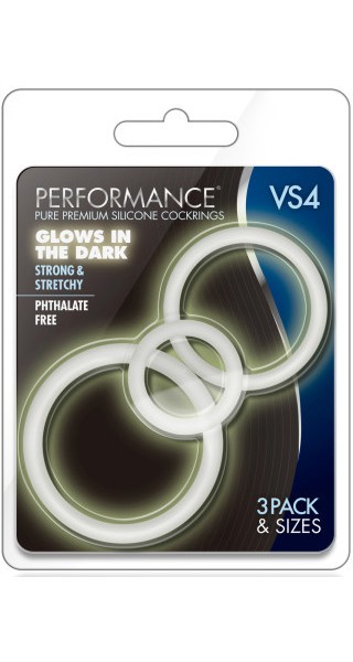 VS4 Silicone Cock Rings x3