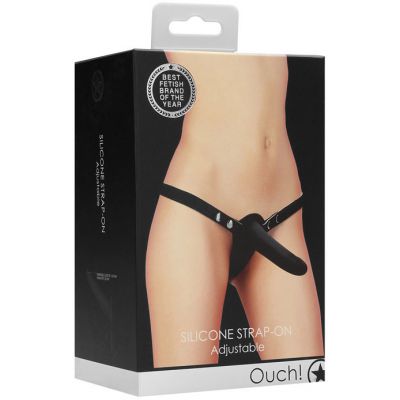 Silicone Strap On Black