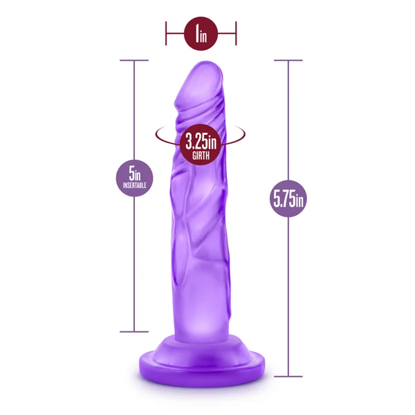 Naturally Yours - 5 Inch Mini Cock - Purple — image 18 of 18