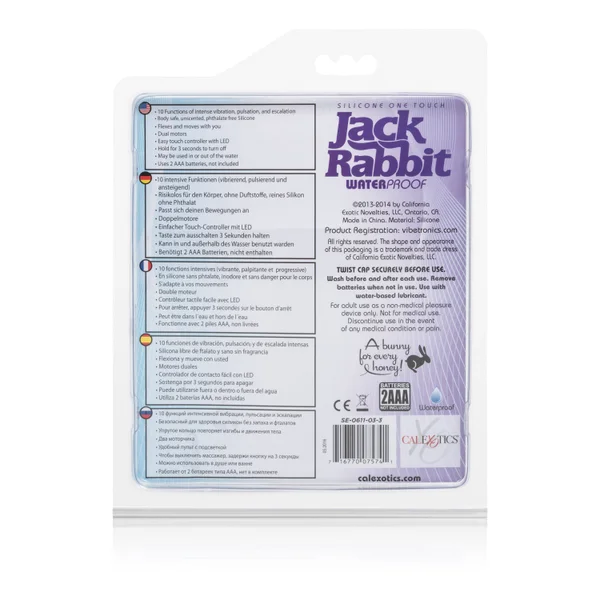Silicone Jack Rabbit One Touch - Purple — image 13 of 17
