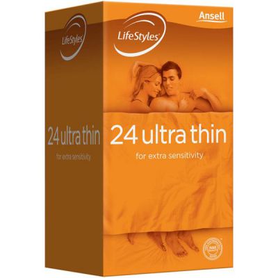 Ansell Lifestyles Ultra Thin Condoms 24 Pack