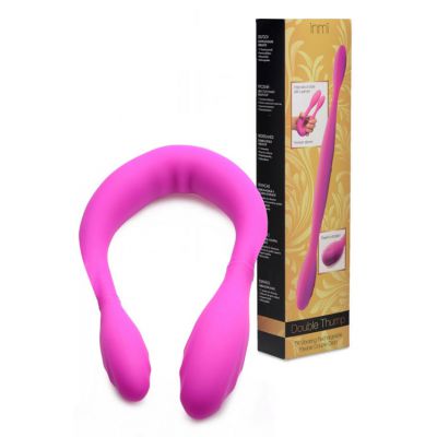 Inmi Double Thump 14 5 Vibrating Dual Ended Dong