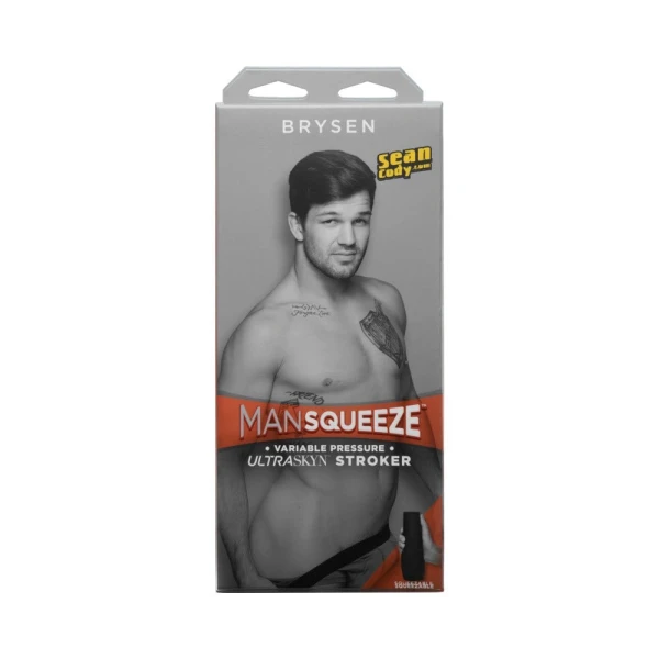 Man Squeeze Brysen Ultraskyn Stroker Ass Vanilla