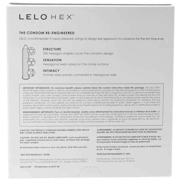 Lelo Hex - Regular Condoms (36 Pack)
