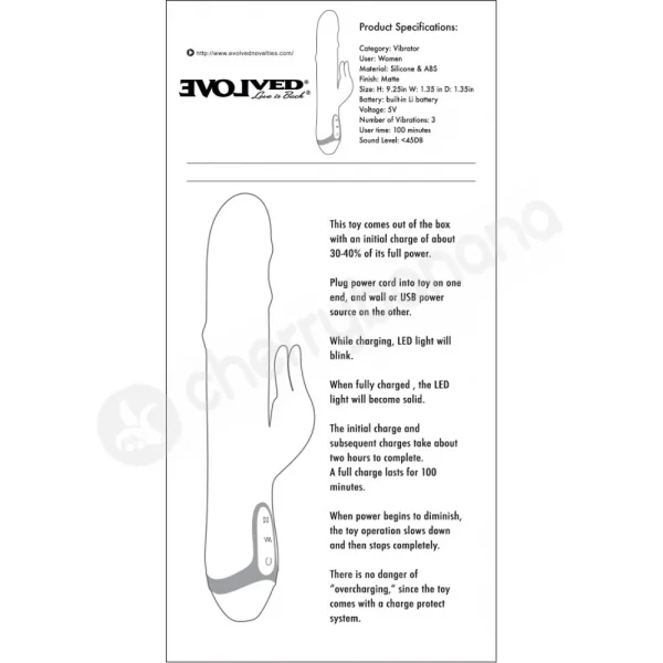 Evolved Purple Dancing Pearl Rabbit Vibrator