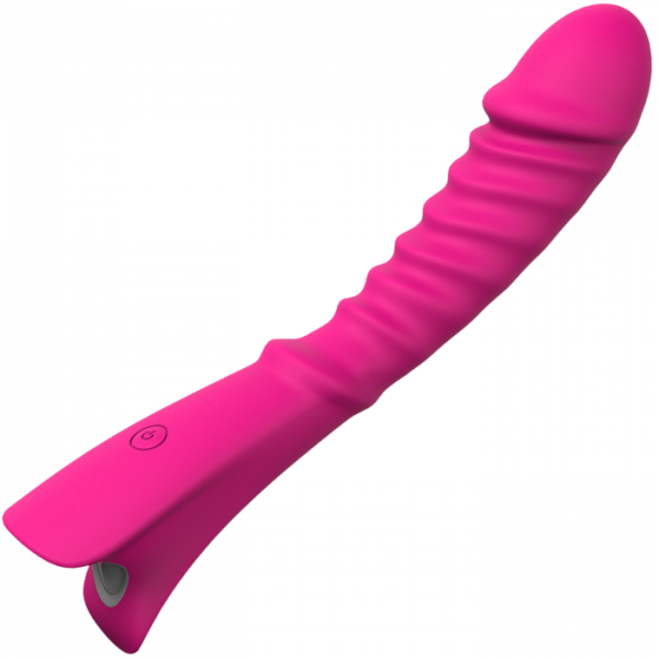 Rippled Silicone G-Spot Vibrator