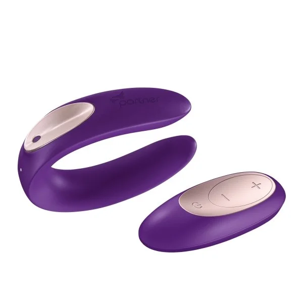 Partner Plus with Remote Purple Vibrator