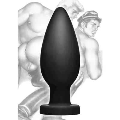 Tom Of Finland Silicone Anal Plug Black Xxl