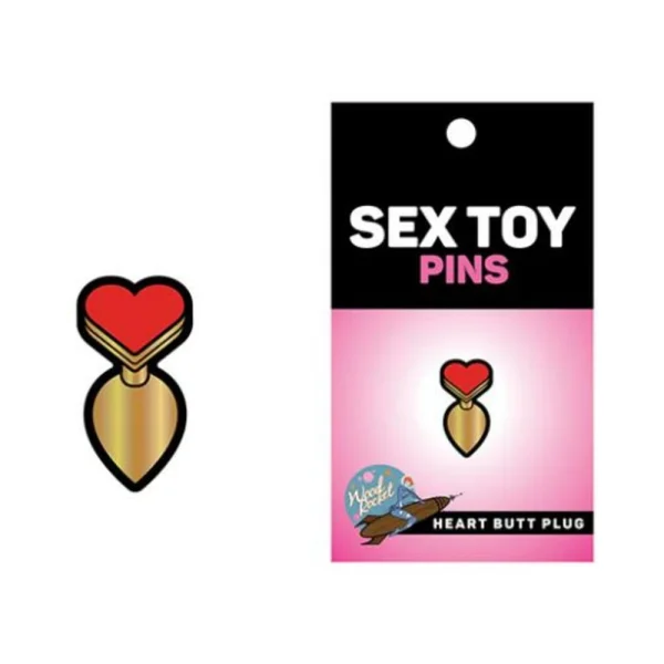 Sex Toy Pin Heart Butt Plug