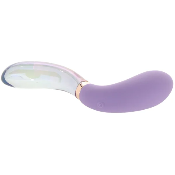 Prisms Pari Dual Ended Wavy Silicone and Glass Vibe