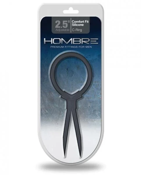 HOMBRE COMFORT FIT SILICONE ADJUSTABLE C-RING