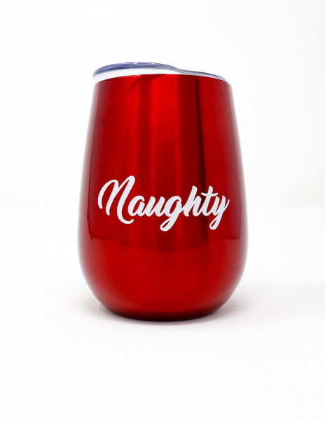 Naughty Nice Wine Tumbler