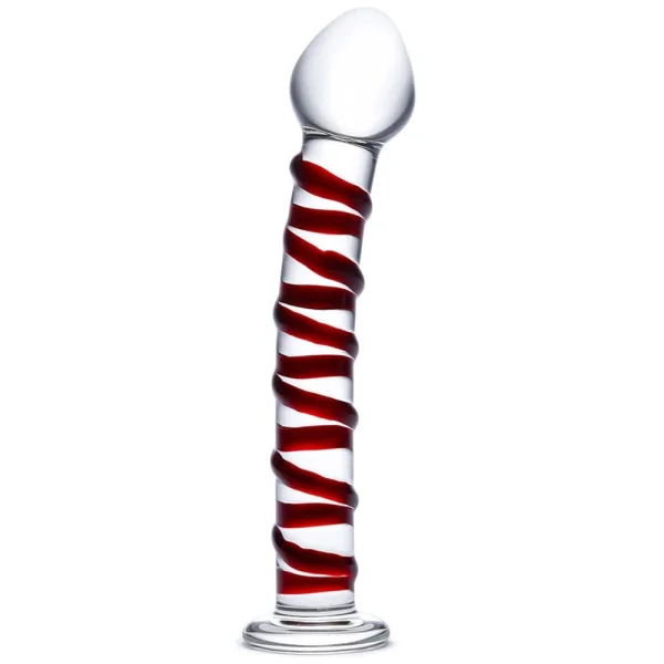 Glas 8-inch Mr Swirly Dildo