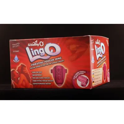 The Ling O Vibrating Tongue Ring 12 Count Box