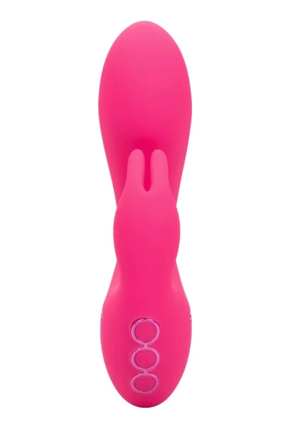 California Dreaming So. Cal Sunshine Rabbit Style Silicone Rechargeable Vibrator by CalExotics