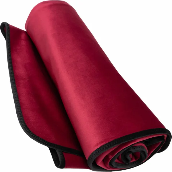 Fascinator King Size Lush Throw Moisture-Proof Sensual Blanket - Velvish Merlot 76" x 80"