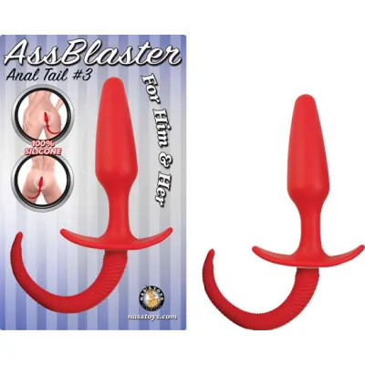Ass Blaster Anal Tail 3 Red