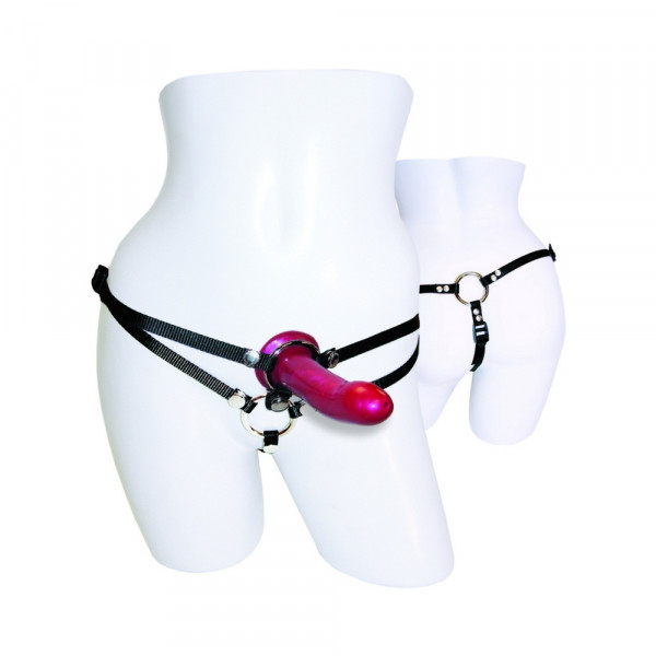 Menage A Trois Double Penetration Harness & Dildo Set