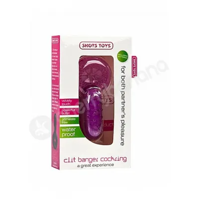 Shots Toys Purple Clit Banger Cock Ring